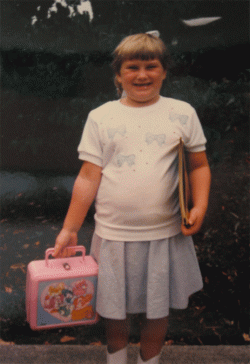 My first episode was around the age of seven and the pain was so severe, as though someone had smacked the center of my chest with a rock, that there were no words to describe it.