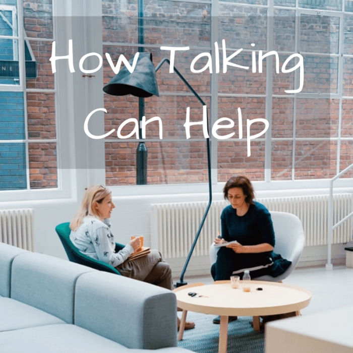 Therapy tends to get a bad rap, but based on my own experience, I encourage you to find a therapist you're comfortable with and just start talking.