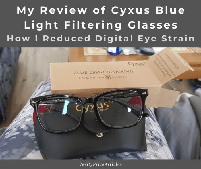 My Review of Cyxus Blue Light Filtering Glasses (How I Reduce Digital Eye Strain) HubPages