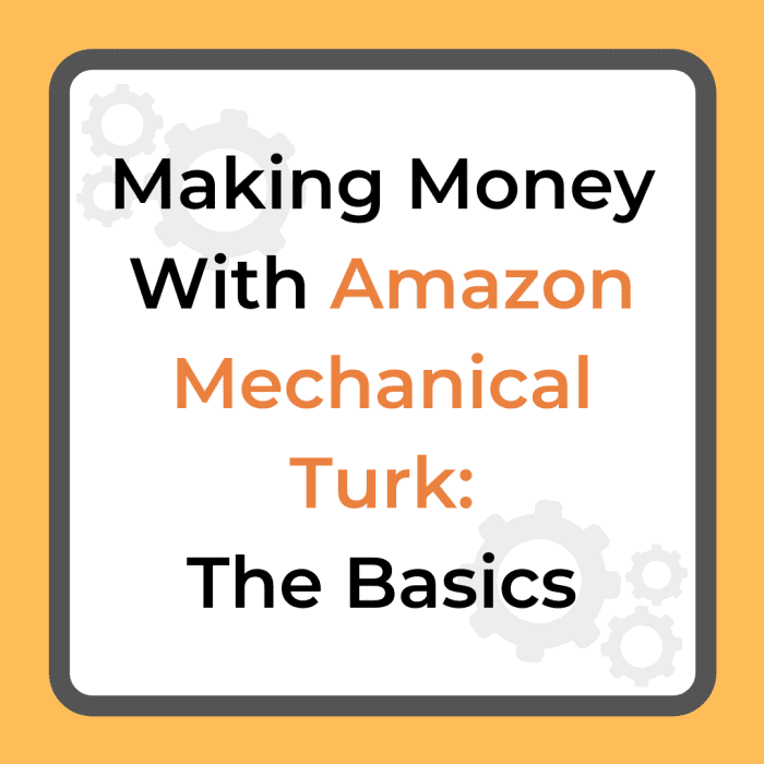 How to Make Money From Home Using Amazon Mechanical Turk HubPages