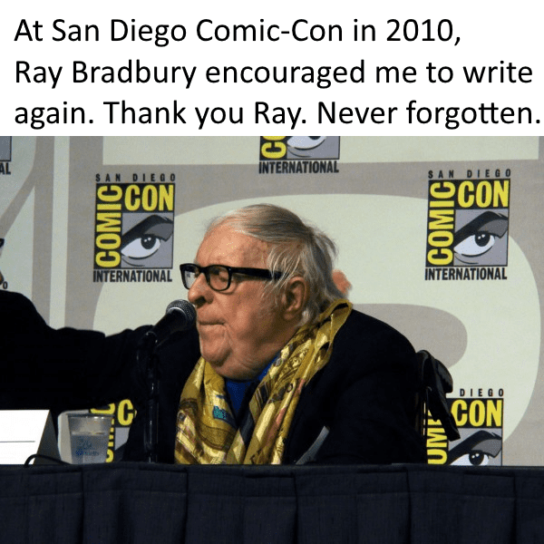 Ray Bradbury, a powerful writer: "I don't try to describe the future. I try to prevent it."