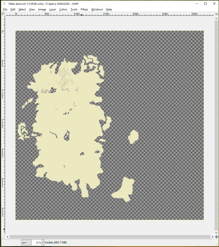 Creating Fantasy Maps With GIMP: Worldbuilding the Texture Map - HobbyLark