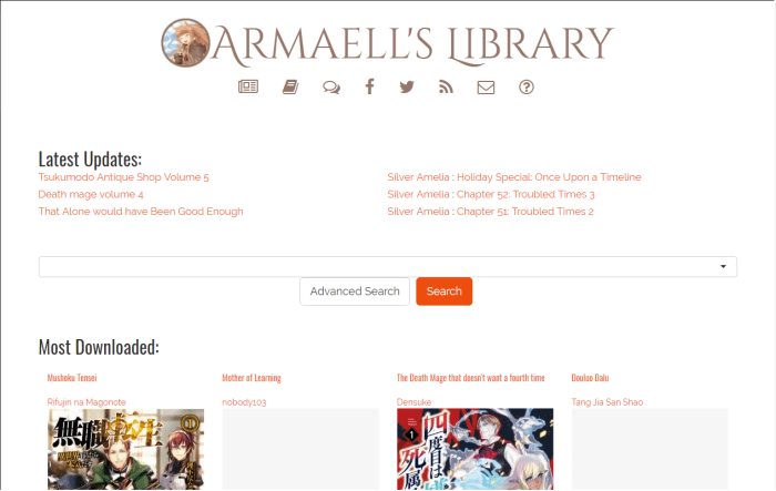 This is the homepage of Armaell's Library.