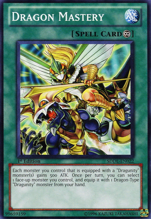 Dragon Mastery? Yeah right. If the card let you attach a Dragunity Dragon from the Graveyard too, then maybe.