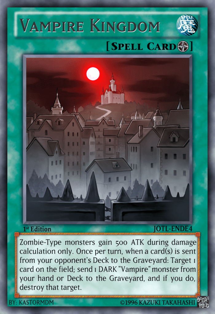 Top 10 Vampire Cards in "YuGiOh" HobbyLark