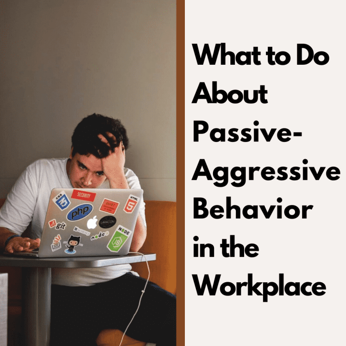 What To Do About Passive-Aggressive Behavior In The Workplace - ToughNickel