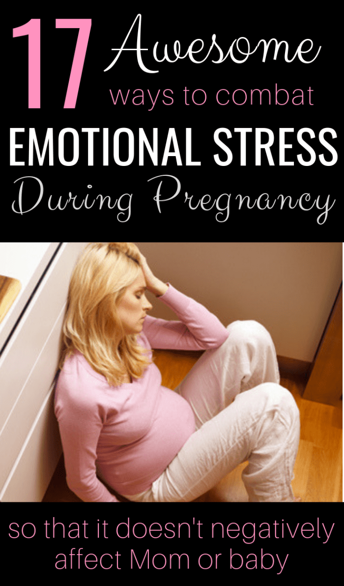 Constant stress in pregnancy can have negative effects on mom and baby. Avoid that by making some minor life changes.