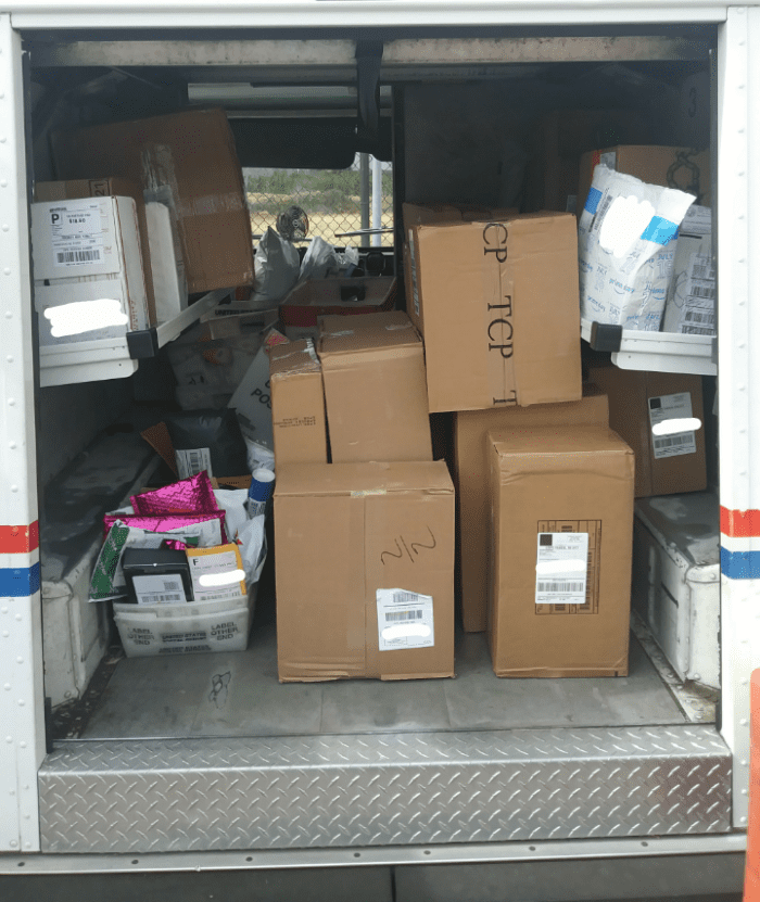 Your job as a City Carrier Assistant, should you choose to accept it, is to make these fat stacks disappear. Don't overthink it.