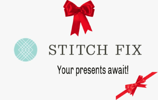 Stitch Fix all decorated for the holidays. What gifts could you get yourself?