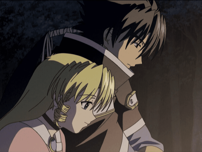 Pacifica sits beside her older brother Shannon at the campfire, lamenting her inability to lead a normal life.