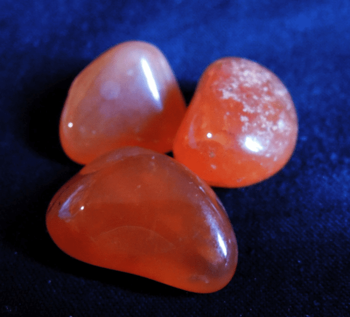 Carnelian can be used to help find a stable base in life.