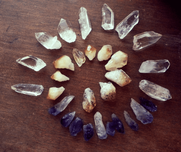 Crystal points are a good choice for focusing and directing energy.