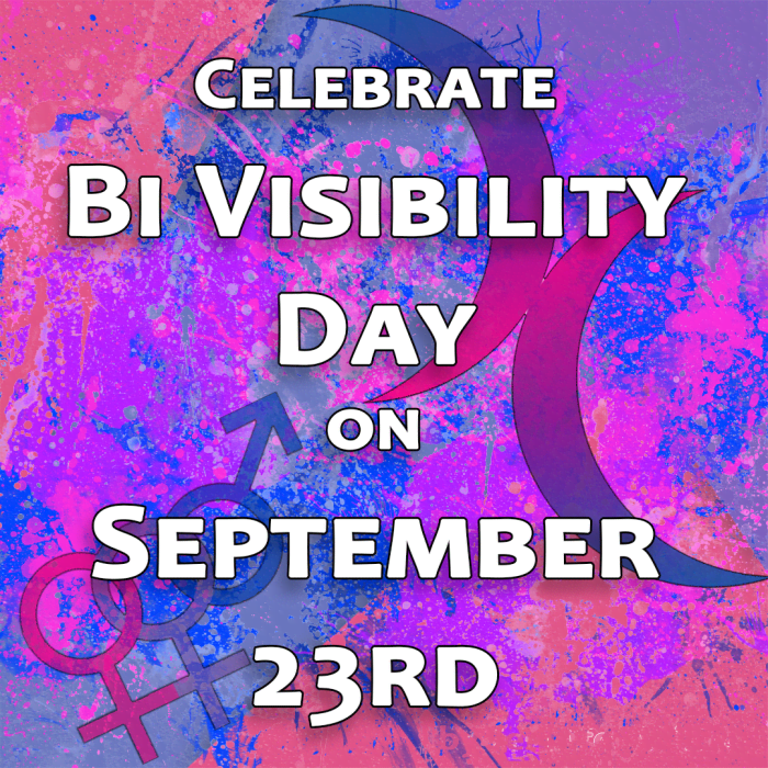 Celebrate Bi Visibility Day Holidappy
