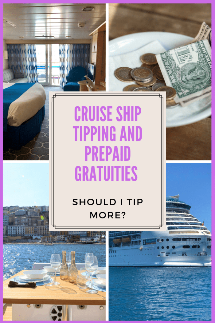cruise tip gratuity