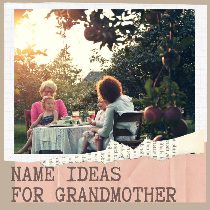 Altnernative Name Ideas for Grandmother