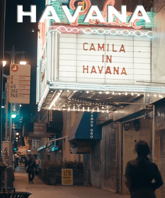 American singer, Camila Cabello, is a big draw in Havana. No last name necessary.