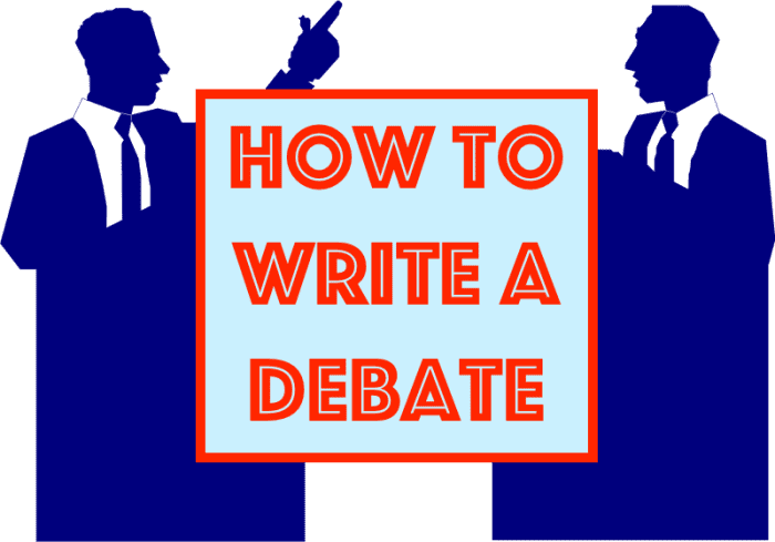 how to write a debate speech for the motion