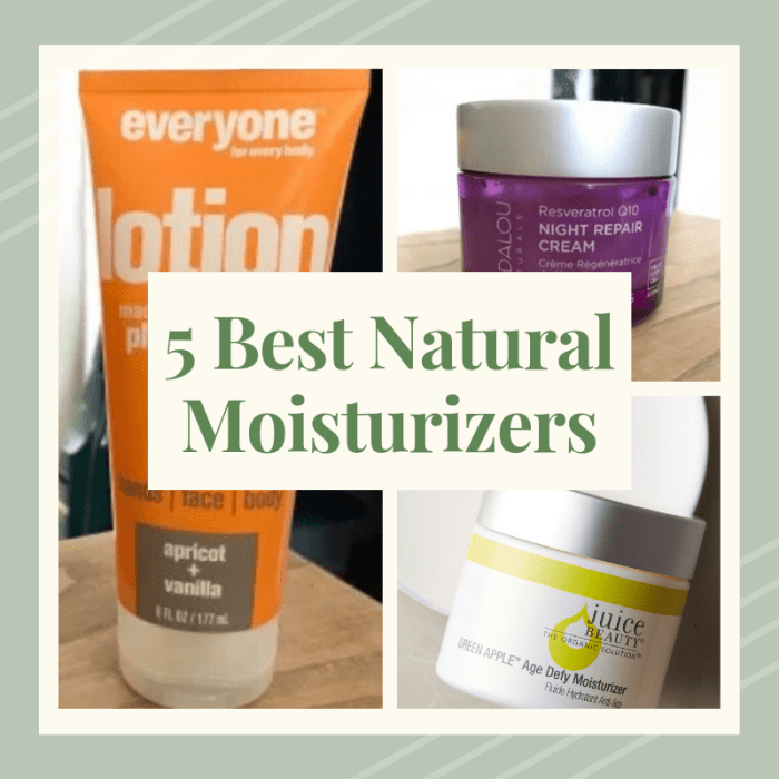 Best natural moisturizers