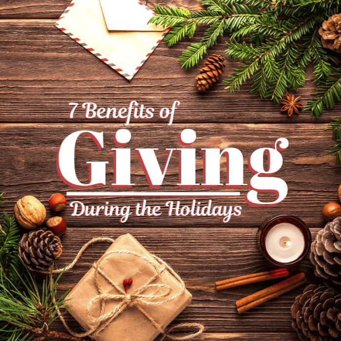 7 Benefits of Giving During the Christmas Season - Holidappy