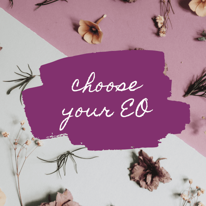 Before making your own DIY deodorant, choose your essential oils.