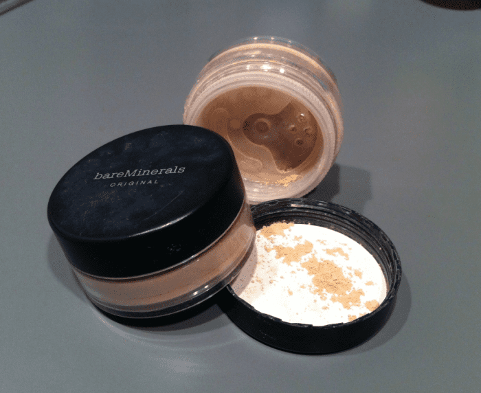 Mineral Foundation from BareMinerals (contains bismuth oxychloride).
