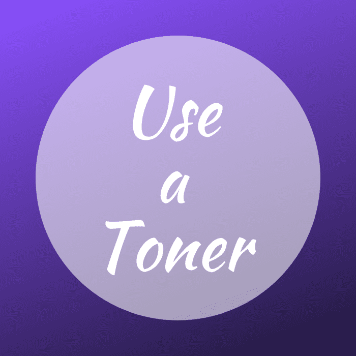 Using a toner will cancel out the orange in your roots.