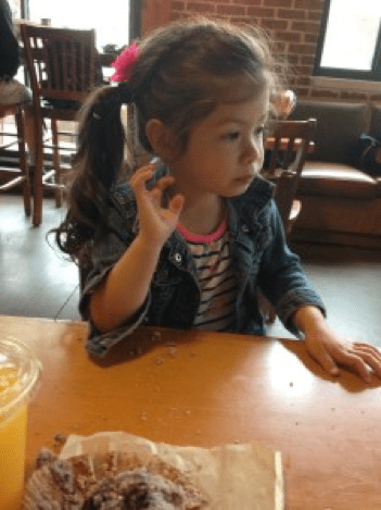 French-braided headband.