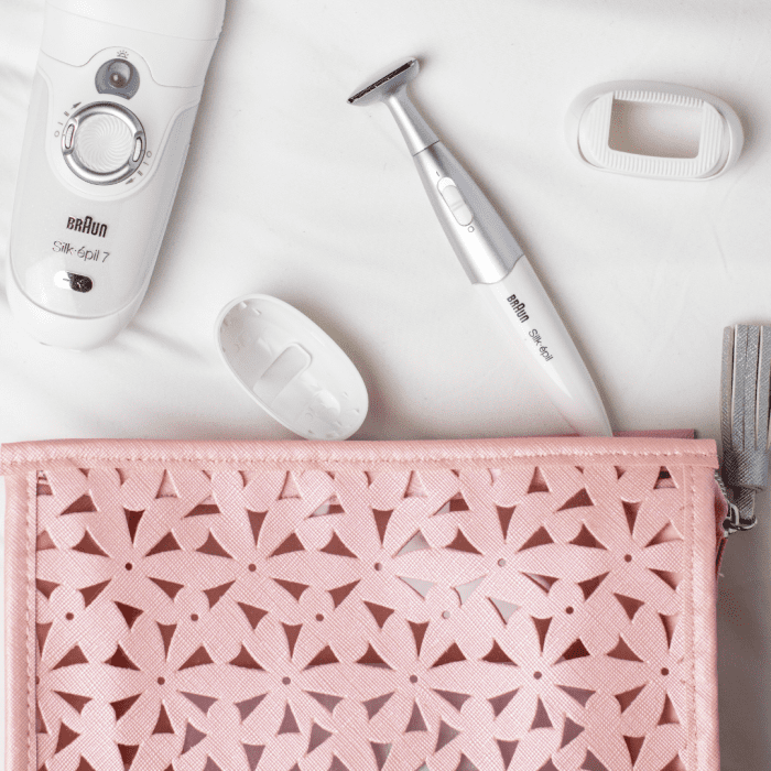 Exfoliate and shave the day prior to sunless tanner application.