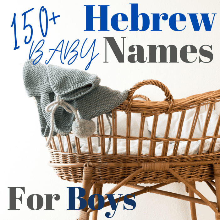150 Hebrew Names For Boys WeHaveKids