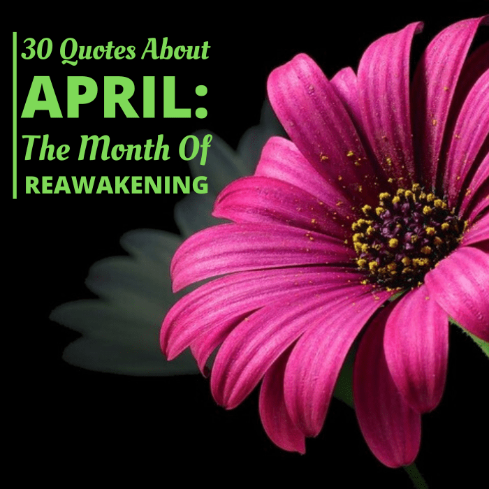 30 Quotes About April Month of ReAwakening Holidappy