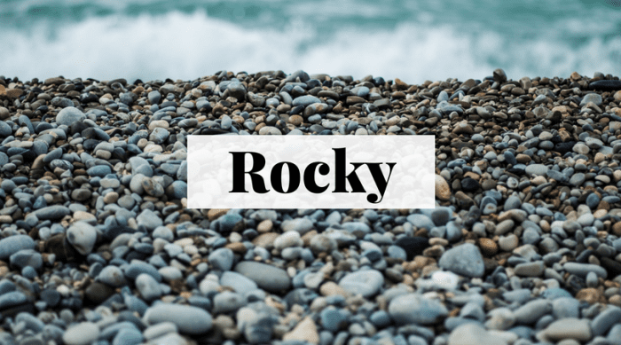 Inspired by the qualities of stones found outside? Rocky might be the perfect name for your new baby.