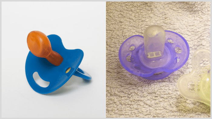 If your baby rejects one pacifier, try using a different style.