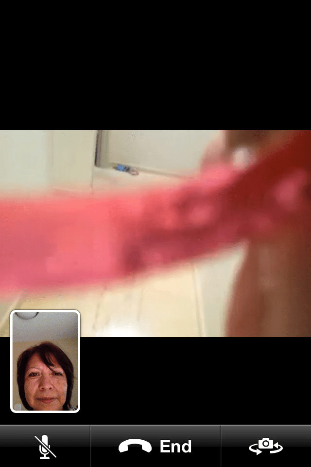 You can be really creative during FaceTime games with your grandchildren, like in this guessing game I'm playing. Can you guess what this is?