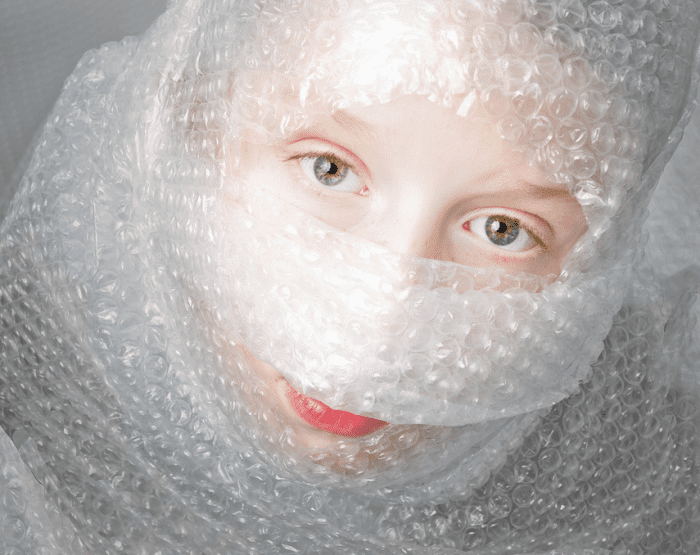When parents bubble wrap their kids, protecting them for the real world, they make them fearful of life.