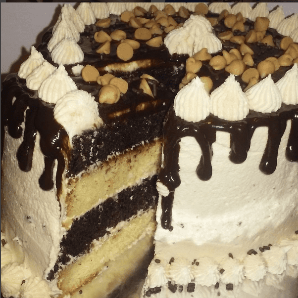 This is a peanut butter variation of American Buttercream. Simply add a cup of peanut butter to the base!