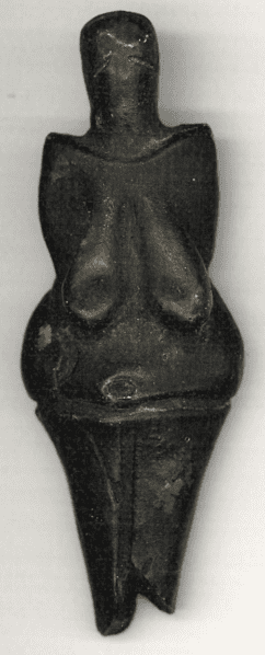 An elaborate carving known as the Venus of Dolni Vestonice figurine – it dates from around 25,000 years ago