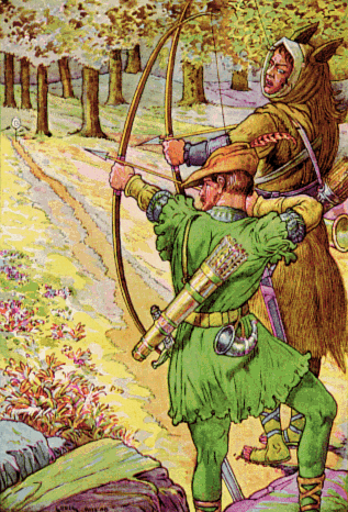 Historically Robin Hood stole from the rich and gave to the poor. Ironically in English pantomime his character is played by a female actress.
