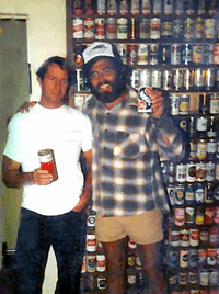Jack Macpherson (left) was legendary as a hard drinker, but is said to have never reported late to work.