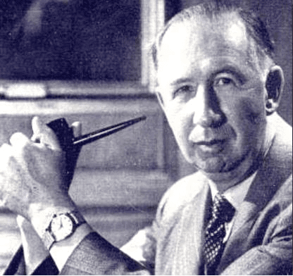 On the Beach author Nevil Shute, lacking the tie-dye shirt and flower power headband required of a radical peacenik.