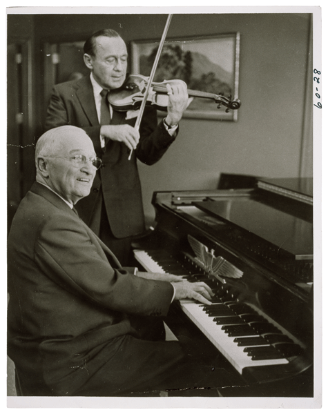 He enjoyed music, even playing the piano.