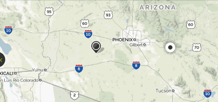 70 miles west of Tucson near a Papago Indian village, the Spanish reportedly discovered gold.