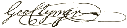 George Clymer's signature is one of six signatures that can be found on both the Declaration of Independence and the U.S. Constitution.