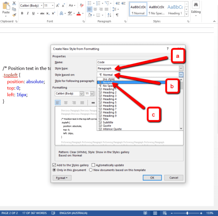 Display Code Snippets In MS Word With These Set-Ups To Keep Formatting ...