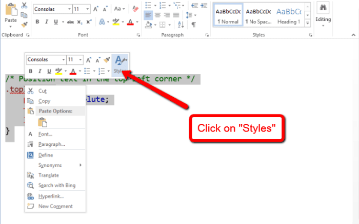 Display Code Snippets in MS Word With These Set-Ups to Keep Formatting ...