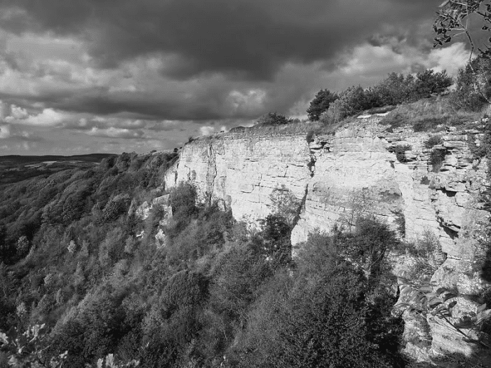 The windswept North York Moors of Wuthering Heights