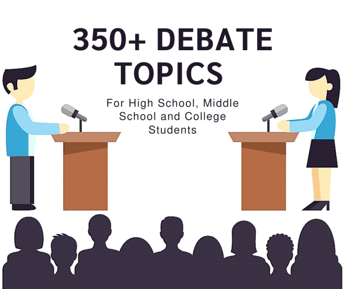 350+ Debate Topics for High School, Middle School and College Owlcation