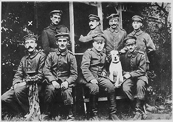 Hitler during World War I. Can you identify him?