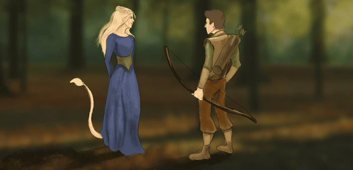 In Henrik Ibsen's "Peer Gynt," an exiled woodsman encounters a huldra after a night of heavy drinking.