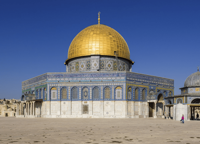 On the Temple Mount of the Old City of Jerusalem