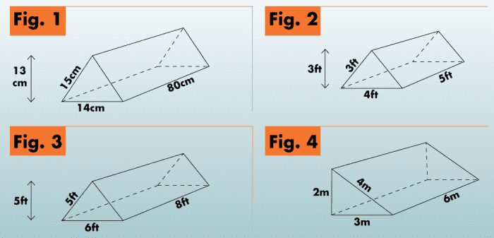 Finding The Surface Area Of Right Angled And Isosceles Triangular Prisms Owlcation